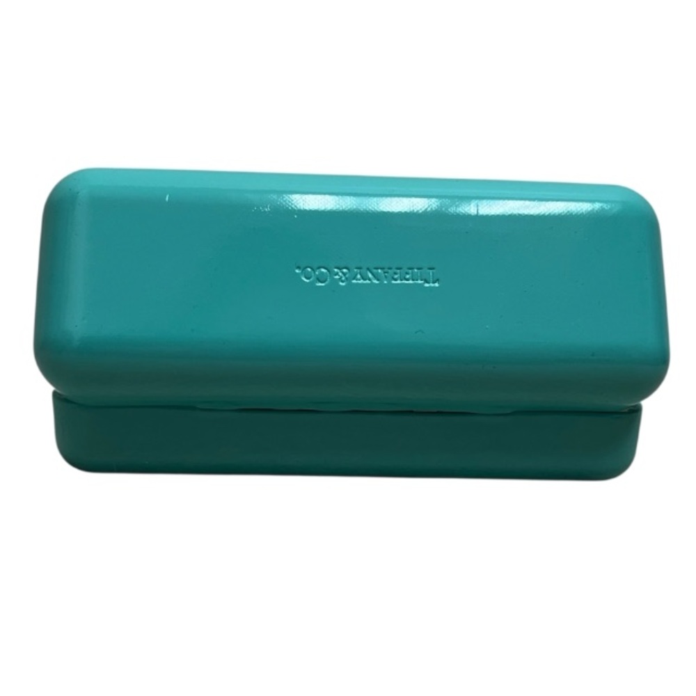 Tiffany & Co Hard Clamshell Eyeglass Case Iconic Signature Blue - Picture 5 of 6